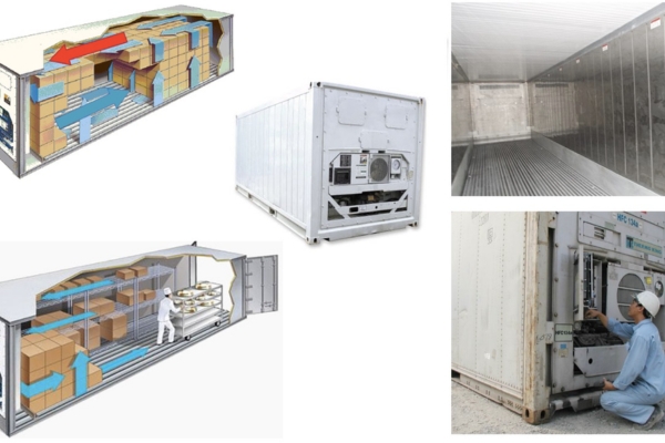 Kiểm tra tấm chắn gió của container lạnh